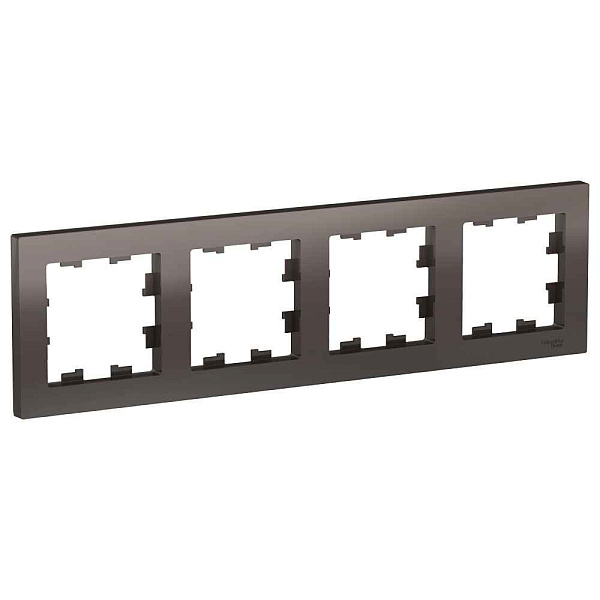 ШЭ Атлас рамка 4-я,(мокко) ATN000604 (5шт/уп)