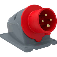 Силовая вилка стационарная ССИ-515 16А-6ч/380-415В 3P+PE+N IP44 IEK MAGNUM