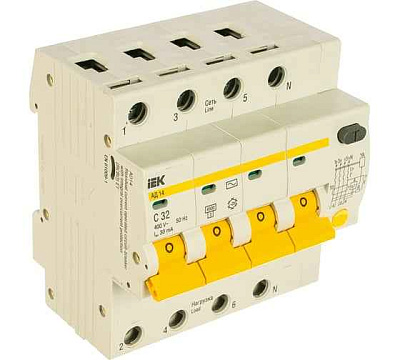 Авт.диф. 4п 32А  30мА  АД- 14 ИЭК