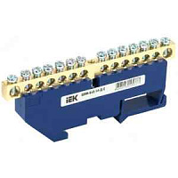 Шина нулевая на DIN-изол ШНИ-6x9-14-Д-С EKF