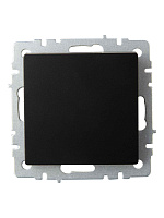 ИЭК Брайт Выкл. 1-кл. с/у  10А IP20 ВС10-1-0-БрЧ черный IEK