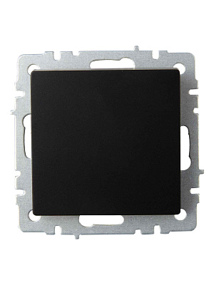 ИЭК Брайт Выкл. 1-кл. с/у  10А IP20 ВС10-1-0-БрЧ черный IEK