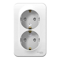 ШЭ БЛАНКА Роз. 2-ая о/у, з/к б/шт 16А  (белый, изол. пл.) (8шт) BLNRA010211