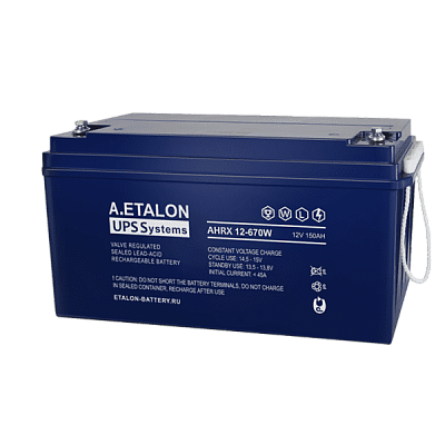 Аккумулятор A.ETALON AHRX 12-670W (150)