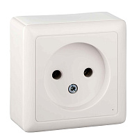 ШЭ xит Роз. о/у 1-я без/ЗК без/шт изол.пл. 10А (белый)(168шт) RA10-131I-B