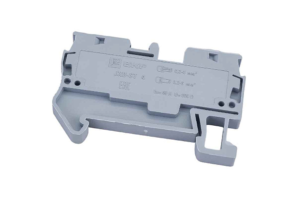 Колодка клеммная пружинная JXB-ST-4 41А серая EKF PROxima