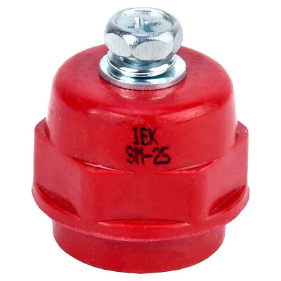 Изолятор шинный СМ25 силовой с болтом (М6)  (ИЭК)