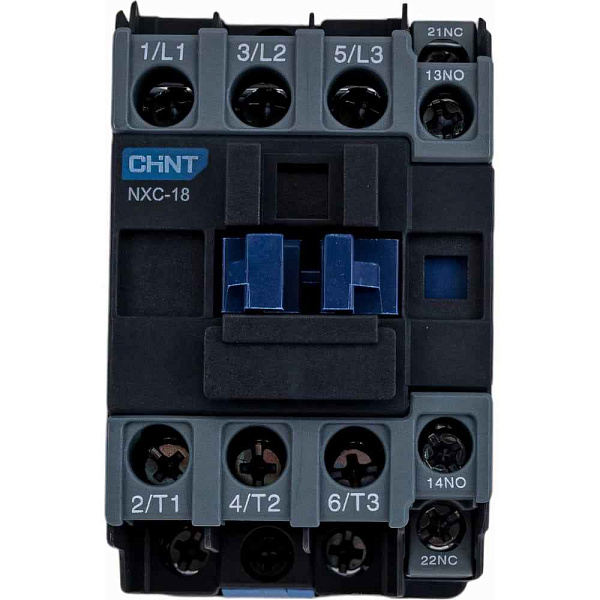 Контактор 18А 230В/АС3 1НО+1НЗ NXC-18 18A  CHINT