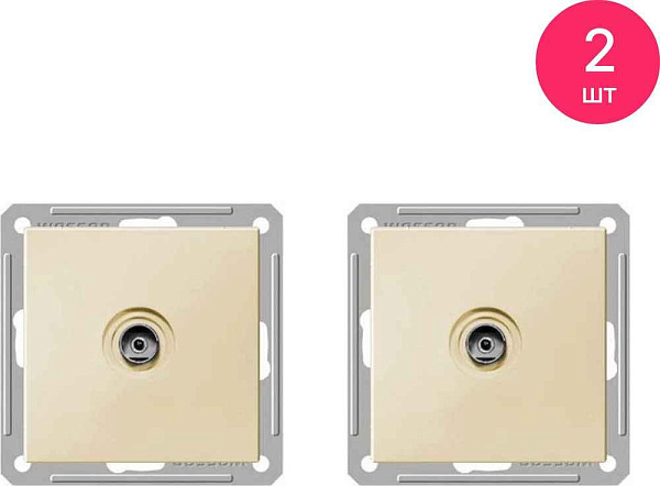 ШЭ 59 Роз. ТВ с/у 1-местная (белый, б/рамки)(10шт) RTS-151-1-86