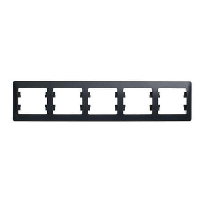 ШЭ Глосса Рамка 5-я гориз. GSL000705 (антрацит) (5шт/уп)