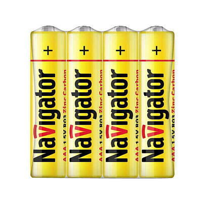 Элемент питания ААА NBT-NS-R03-BP4 (уп.4шт) Navigator 94767