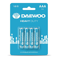 Элемент питания AAA солевая батарейка R03 CRAZYpower Солевые ( 4 шт. Спайка)