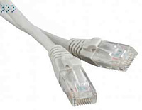 Патч-корд LANMASTER UTP, кат. 6, RJ45-RJ45, серый, длина 3.0 м