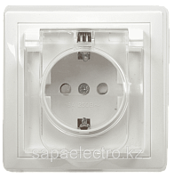 ИЭК Брайт Роз. 1м с з/к/ш с кр. 16А IP44 РСбш10-3-44-БрБ бел. IEK