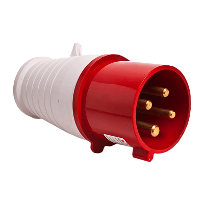 Силовая вилка 014 3Р+РЕ 16А 380В IP44 EKF