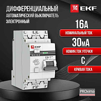 Авт.диф. 4п 16А 30мА АД-32 АС 4,5кА EKF PROxima