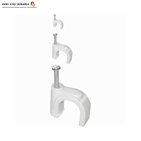 Скоба кабельн.плоская B 14 (100шт/уп) ИЭК