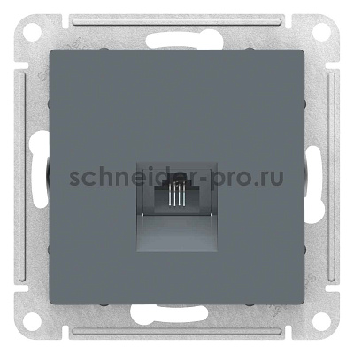 ШЭ Атлас Роз.телеф. с/у RJ11, (б/рамки, гриф) ATN000781 (10шт/уп)