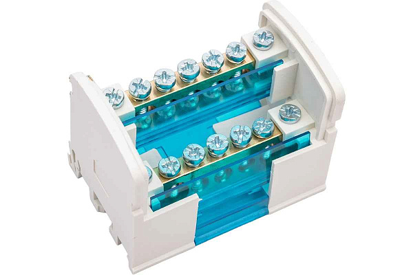 Шина нулевая в корпусе "N" 2x 7 групп на DIN-рейку EKF