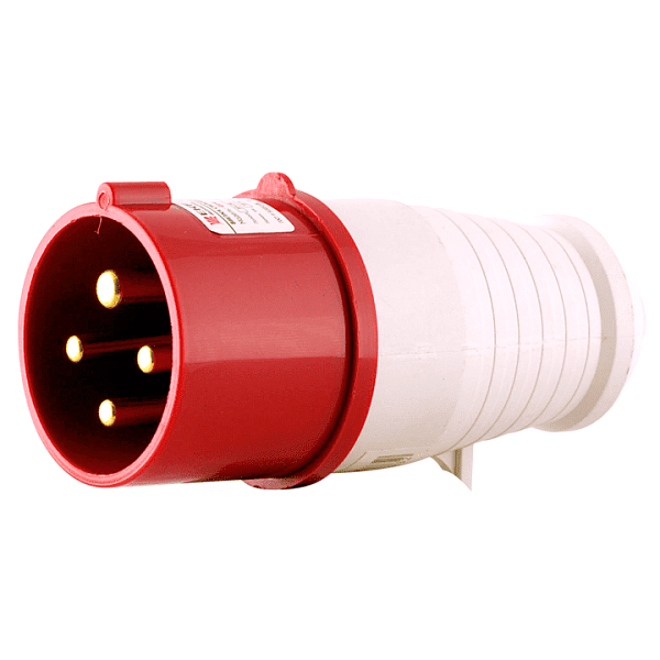 Силовая вилка 024 3Р+РЕ 32А 380В IP44 EKF