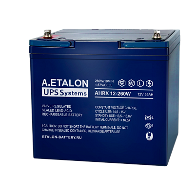 Аккумулятор A.ETALON AHRX 12-260W (55)