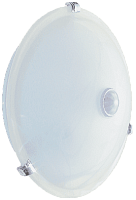 НПО 3233Д белый/круг 2х25 с датчиком движения (ИЭК)