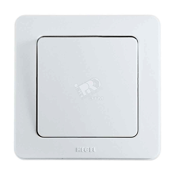 xегель Мастер Выкл 1кл. с/у, с рамкой, белый ВС10-311