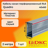 Кабель-канал перф. 40x60 L2000 RL6 G DKC 01107RL