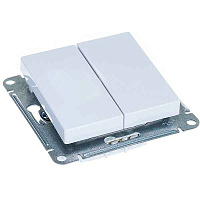 ШЭ Атлас Перекл. 2кл. с/у,  10А, (б/рамки, беж) ATN000265 (20шт/уп)