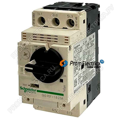 GV2P07 АВТ. ВЫКЛ С КОМБ. РАСЦЕП. 1,6-2,5А