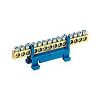 Шина нулевая в комб. DIN-изол "Стойка"  ШНИ-6x9-10-С-С ИЭК