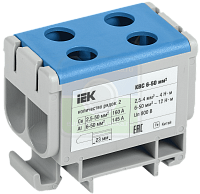 Клемма вводная КВС силовая  6-50 кв.мм синяя ИЭК