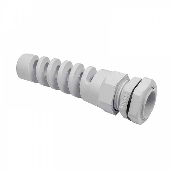 Кабельный ввод ВКС-ПР-PG11-10-L8 серый IP68 ГОФРОМАТИК