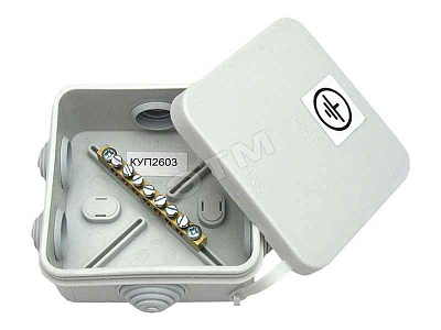 Коробка уравн. потенц. о/п  85x85x40 IP55 HEGEL  КУП2603-И  (21шт/уп)