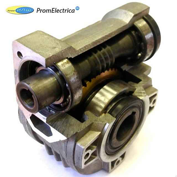 Цилиндрический мотор-редуктор 412A (i=46.86) вал вх./вых. 14/25 мм INNOVARI
