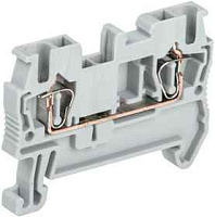 Клемма пружинная КПИ 2в- 1,5/2,5 Заглушка серая ИЭК