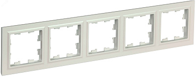ИЭК Брайт Рамка 5-я РУ-5-БрЖ жемч. IEK