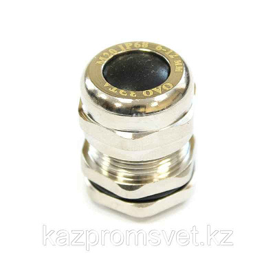 Кабельный ввод  М  20 латунный УТ1,5 IP66/IP67/IP68 (d кабеля  6-12 мм) ГОФРОМАТИК