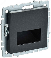 ИЭК Брайт Подсветка LED встраиваемая ПЛ20-БрЧ черный IEK