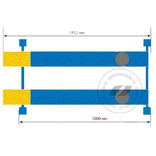 Цилиндрический мотор-редуктор 412A (i=3.52) вал вх./вых. 22/25 мм. INNOVARI