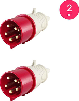 Силовая вилка 015 3Р+РЕ+N 16А 380В IP44 ИЭК