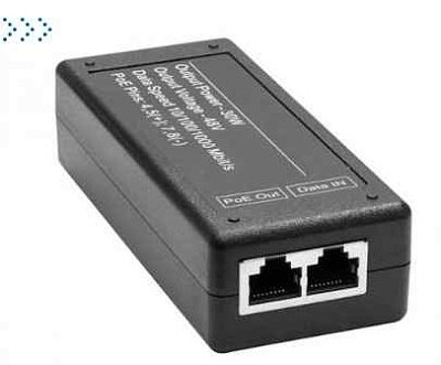 PoE-инжектор Gigabit Ethernet на 1 порт, мощностью до 30W. Совместим с оборудованием PoE IEEE 802.3af/at. Мощность PoE на порт - до 30W. Напряжение Po