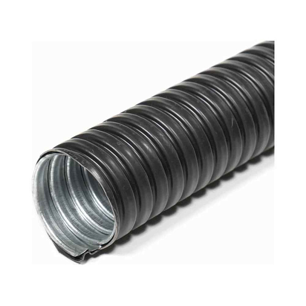 Металлорукав в ПВХ изоляции МРПИ нг 10 (50 м/уп.) с протяжкой ГОФРОМАТИК