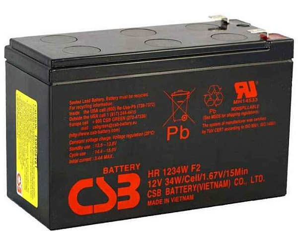 Аккумуляторная батарея CSB HR 1234W F2