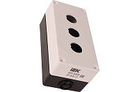 Корпус  КП 103 для кнопок 3места белый ИЭК