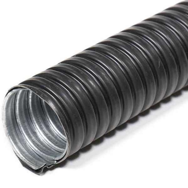 Металлорукав в ПВХ изоляции МРПИ нг  LS 100 (5 м/уп.) ГОФРОМАТИК