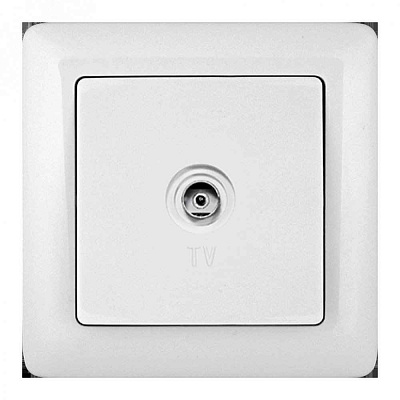 ШЭ xит Роз. о/у ТВ (белый)(240шт) RAT-1A3-B