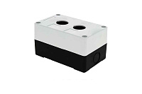 Корпус  КП 102 для кнопок 2 места (белый ) EKF
