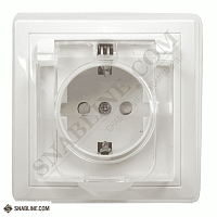 ИЭК Кварта Роз. 1м РСбш11-3-ККБ-44 с з/к  с з/ш керамика IP44 16А