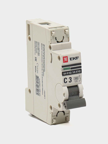 Автомат  1п  3А (C) (ВА 47-63N) 4,5kA EKF PROxima